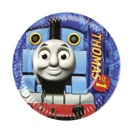 Piatto trenino thomas & friends 23 cm 8 pz