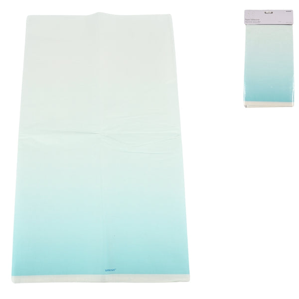 Tovaglia sfumata azzurra e bianca – effetto ombre