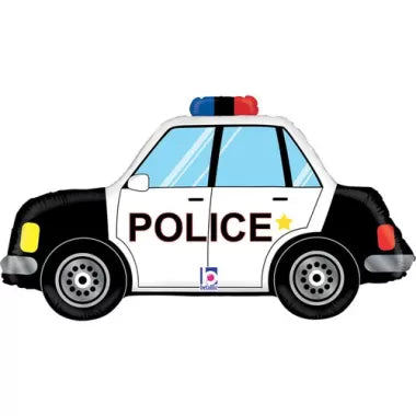 Mylar macchina polizia 34" super shape police car