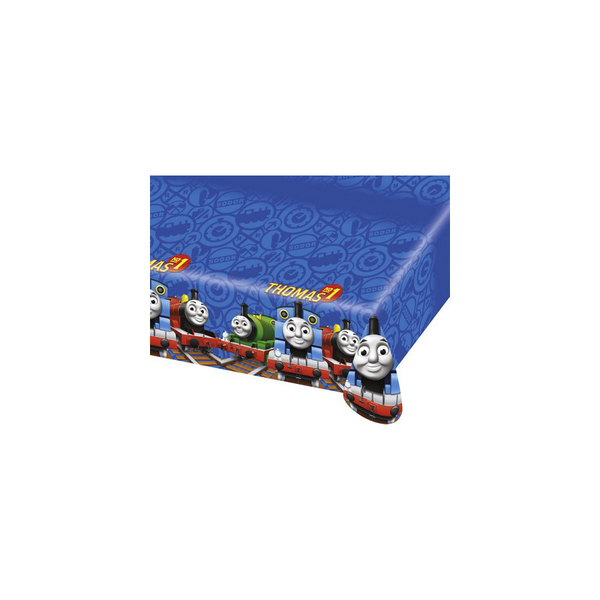 Tovaglia trenino thomas in plastica 120 x 180 cm
